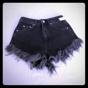 High waist denim short shorts SIZE 0 US
